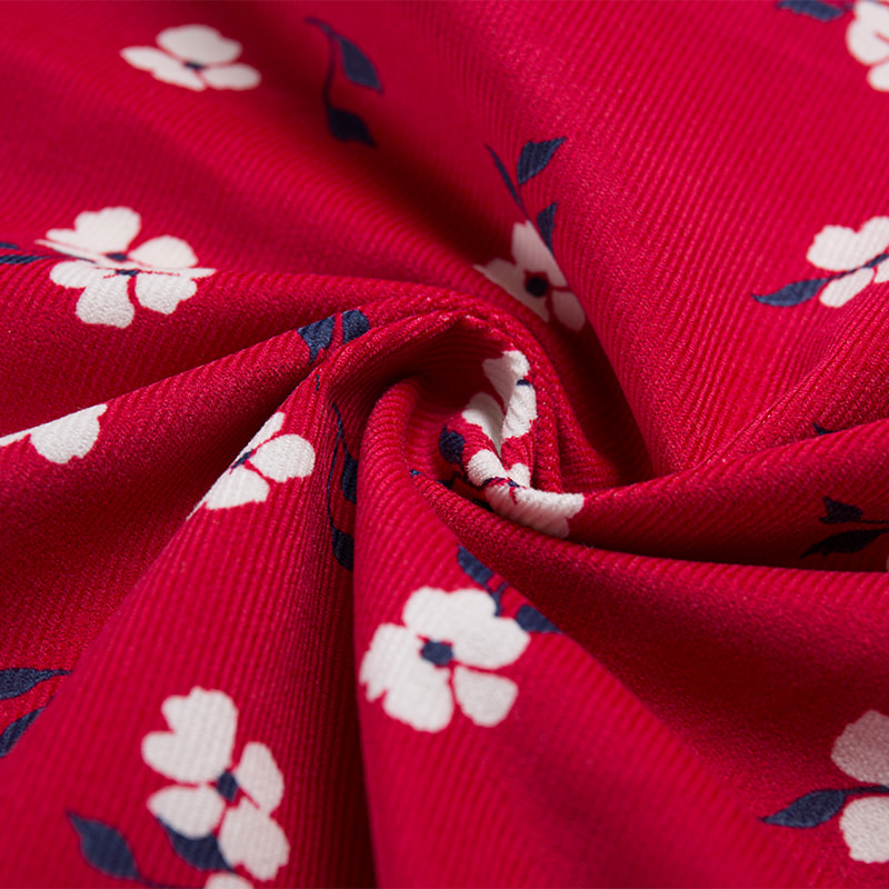 Cotton Printed Lightweight Corduroy Fabric