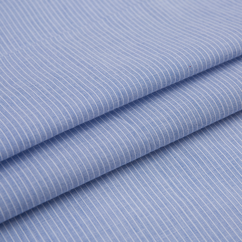 Stripe Yarn-Dyed Poplin Fabric for Clothing