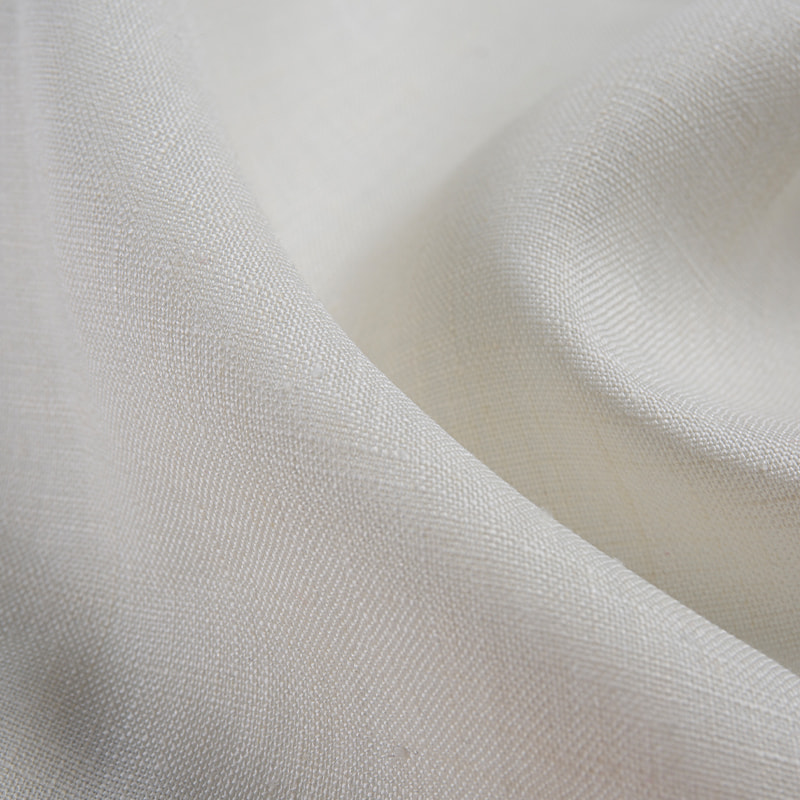 Pure Linen Bleached Fabric for Garments