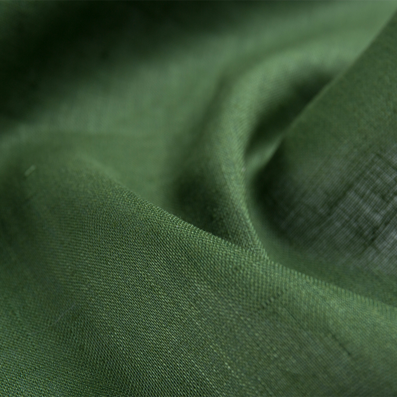 Stretch Glossy Linen Satin weave Fabric for Dresses